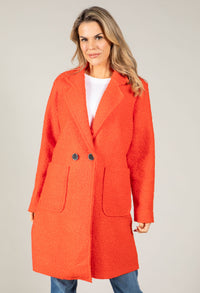 Soft Boucle Trench Coat