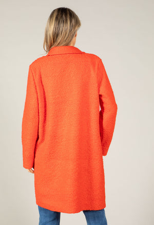Soft Boucle Trench Coat