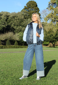 Hooded Quilted Gilet