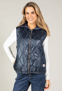 Hooded Quilted Gilet