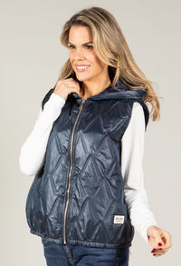 Hooded Quilted Gilet