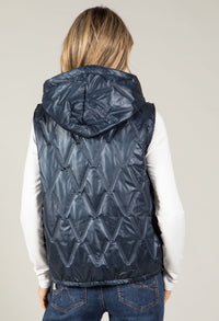 Hooded Quilted Gilet