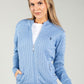 Cable Knit Zip-Up Cardigan