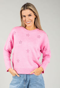Avery Diamante Star Knit Jumper