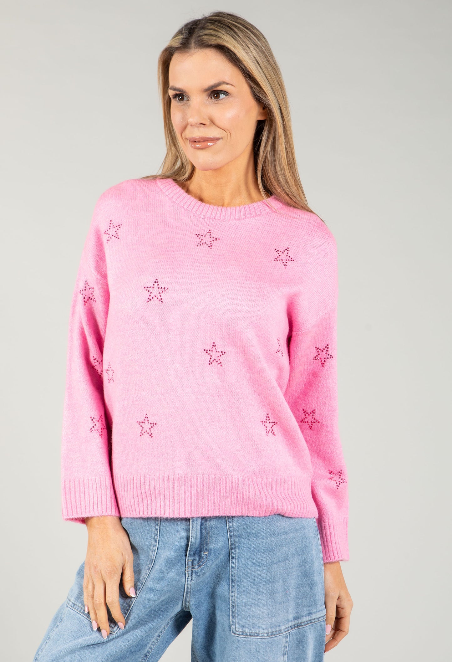 Avery Diamante Star Knit Jumper