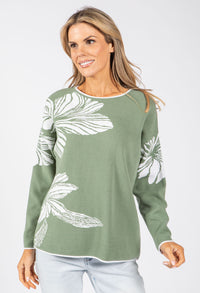 Camila Floral Knit Jumper