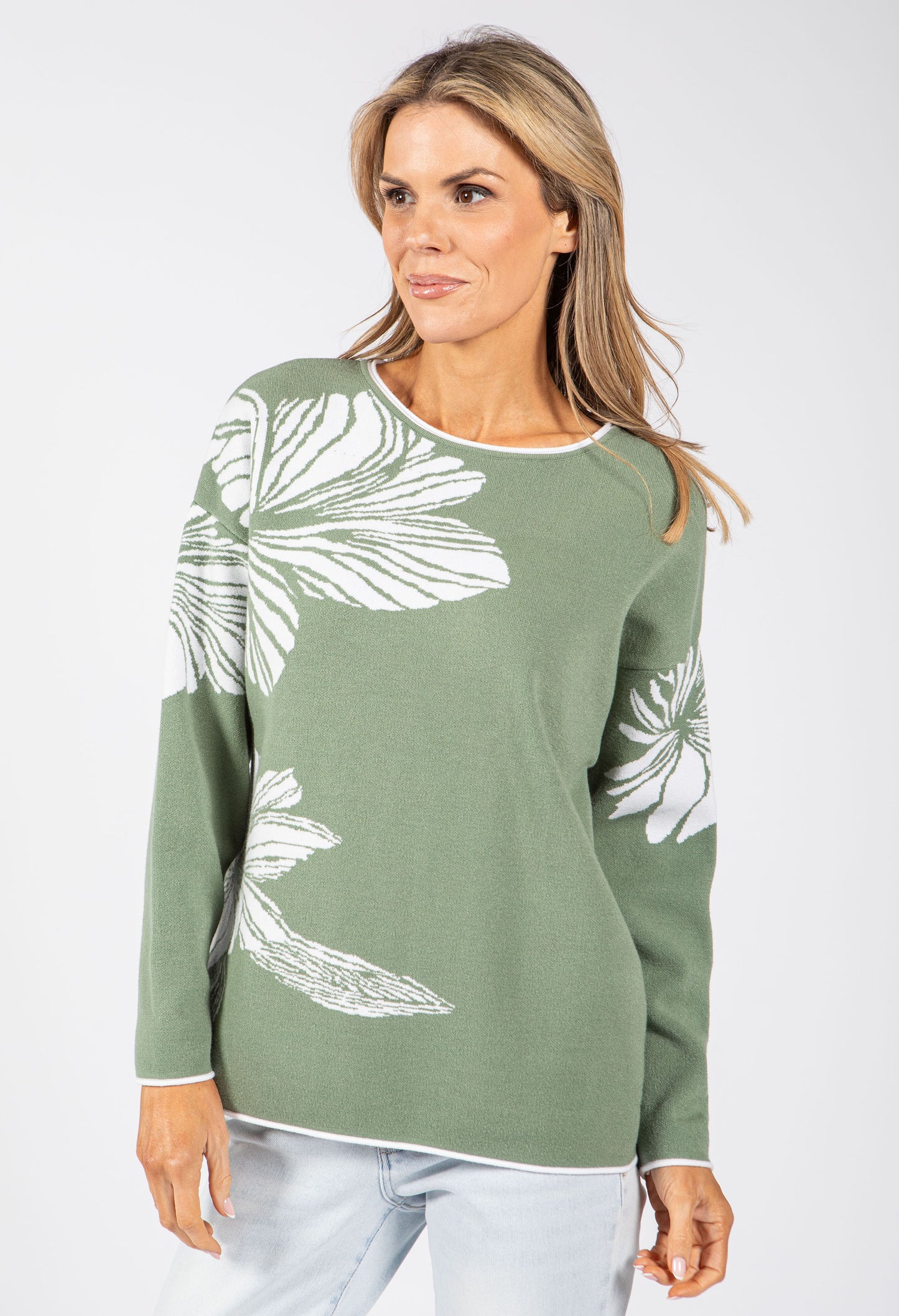 Camila Floral Knit Jumper