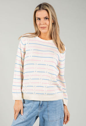 Grace Striped Knit Jumper