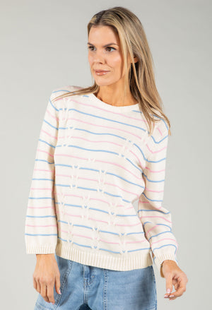 Grace Striped Knit Jumper