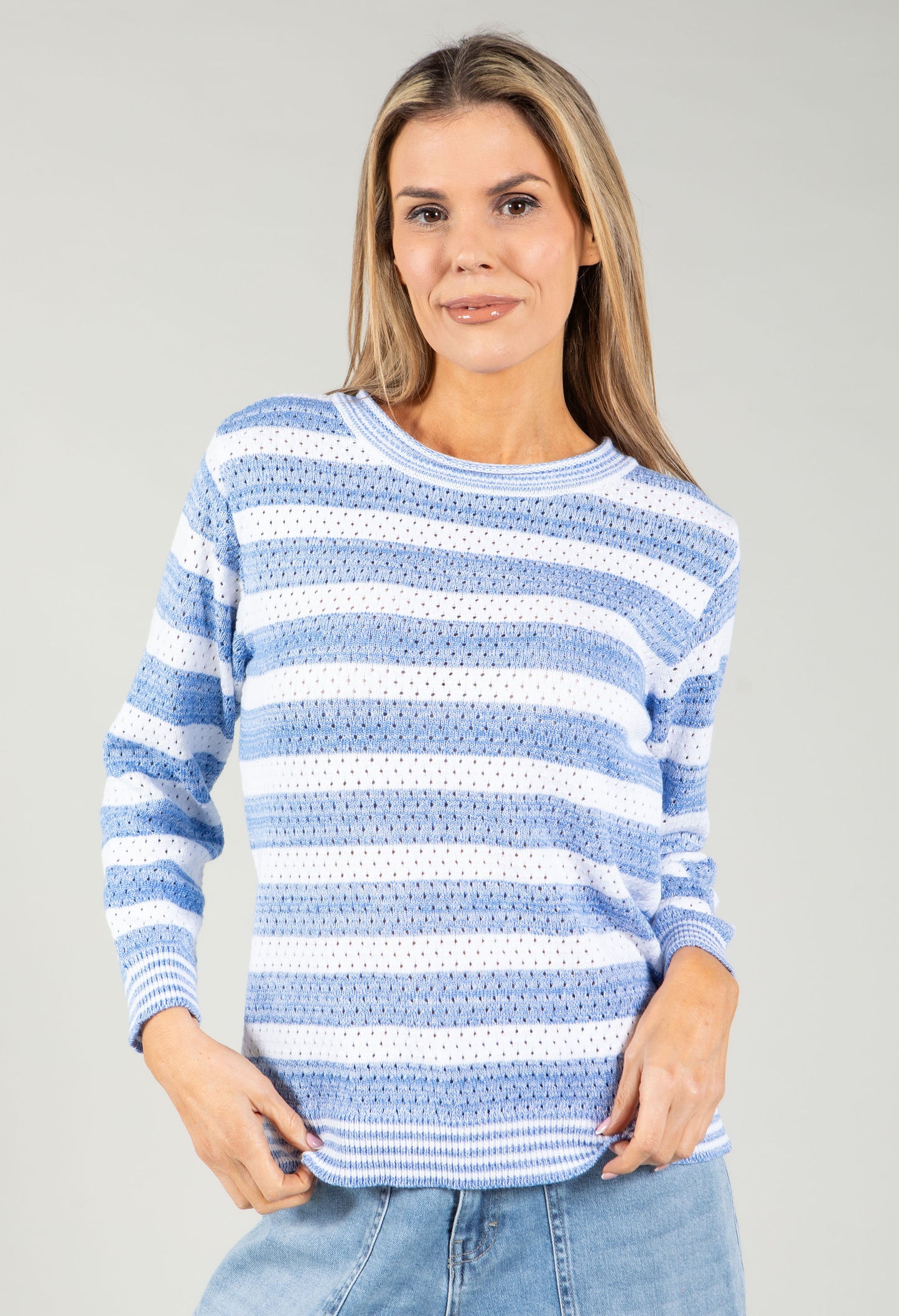 Ivy Striped Knit Jumper