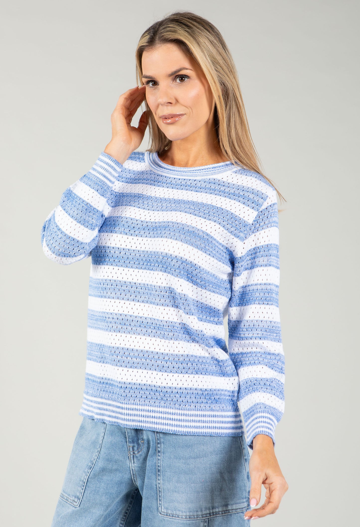 Ivy Striped Knit Jumper