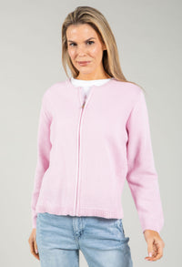 Clara Zip-up Knit Cardigan