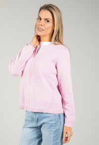 Clara Zip-up Knit Cardigan