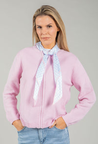 Clara Zip-up Knit Cardigan