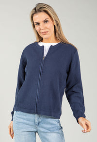 Clara Zip-up Knit Cardigan
