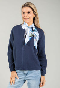 Clara Zip-up Knit Cardigan