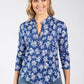 Sophie Floral Zip-Up Top