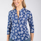 Sophie Floral Zip-Up Top