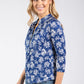 Sophie Floral Zip-Up Top