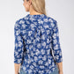 Sophie Floral Zip-Up Top