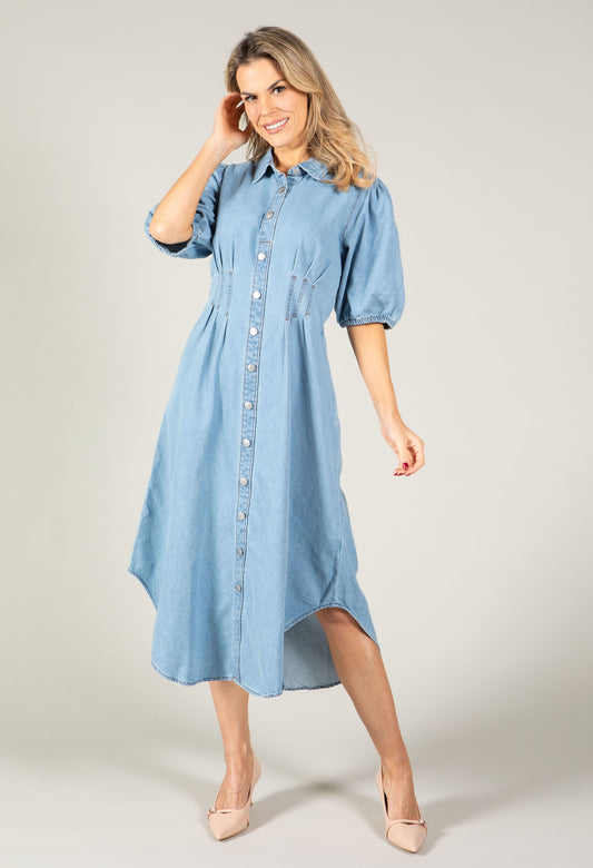 Denim Midi Dress