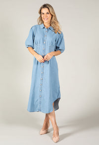 Denim Midi Dress