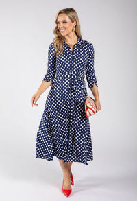 Paulette Polka Dot Dress