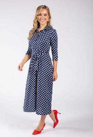 Paulette Polka Dot Dress