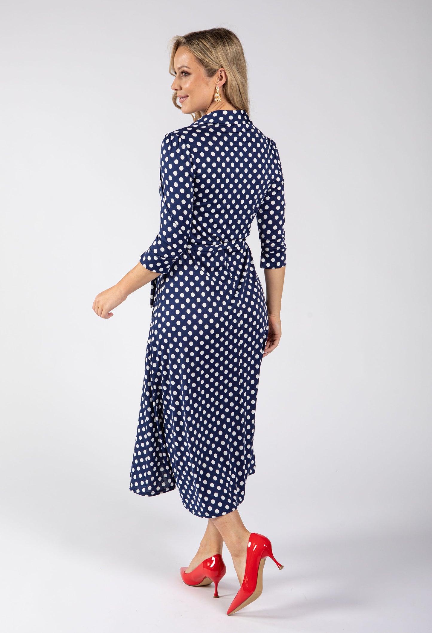 Paulette Polka Dot Dress