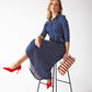 Paulette Polka Dot Dress
