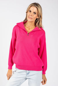 Ellie Half-Zip Knit Jumper