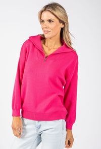 Ellie Half-Zip Knit Jumper