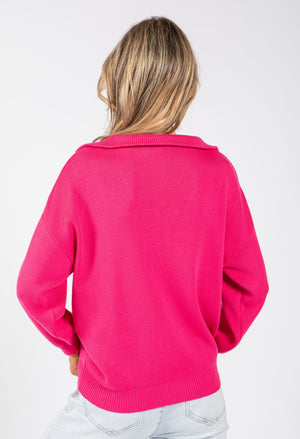 Ellie Half-Zip Knit Jumper