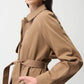 Cotton Twill Short Trench Jacket