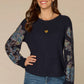 Paisley Design Knit Jumper