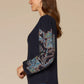 Paisley Design Knit Jumper