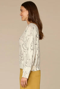 Animal Print Knit Jumper