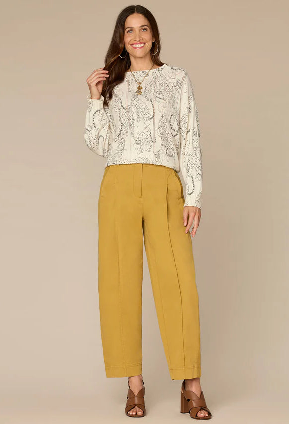 Animal Print Knit Jumper