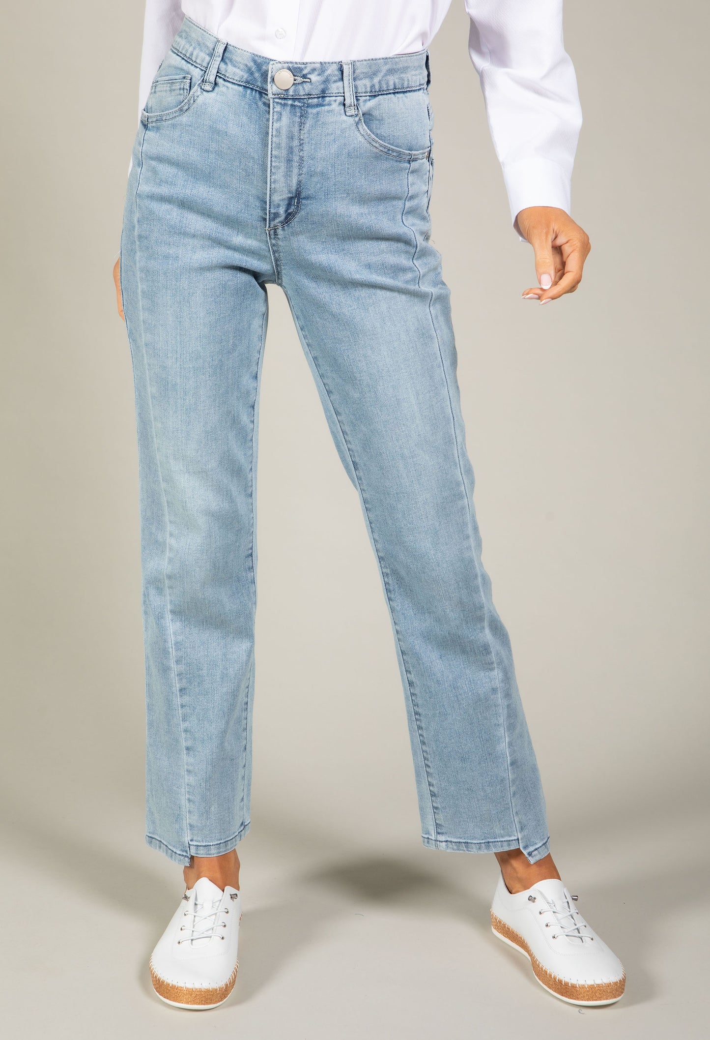 "Ab"solution® Skyrise Barely Boot Jeans