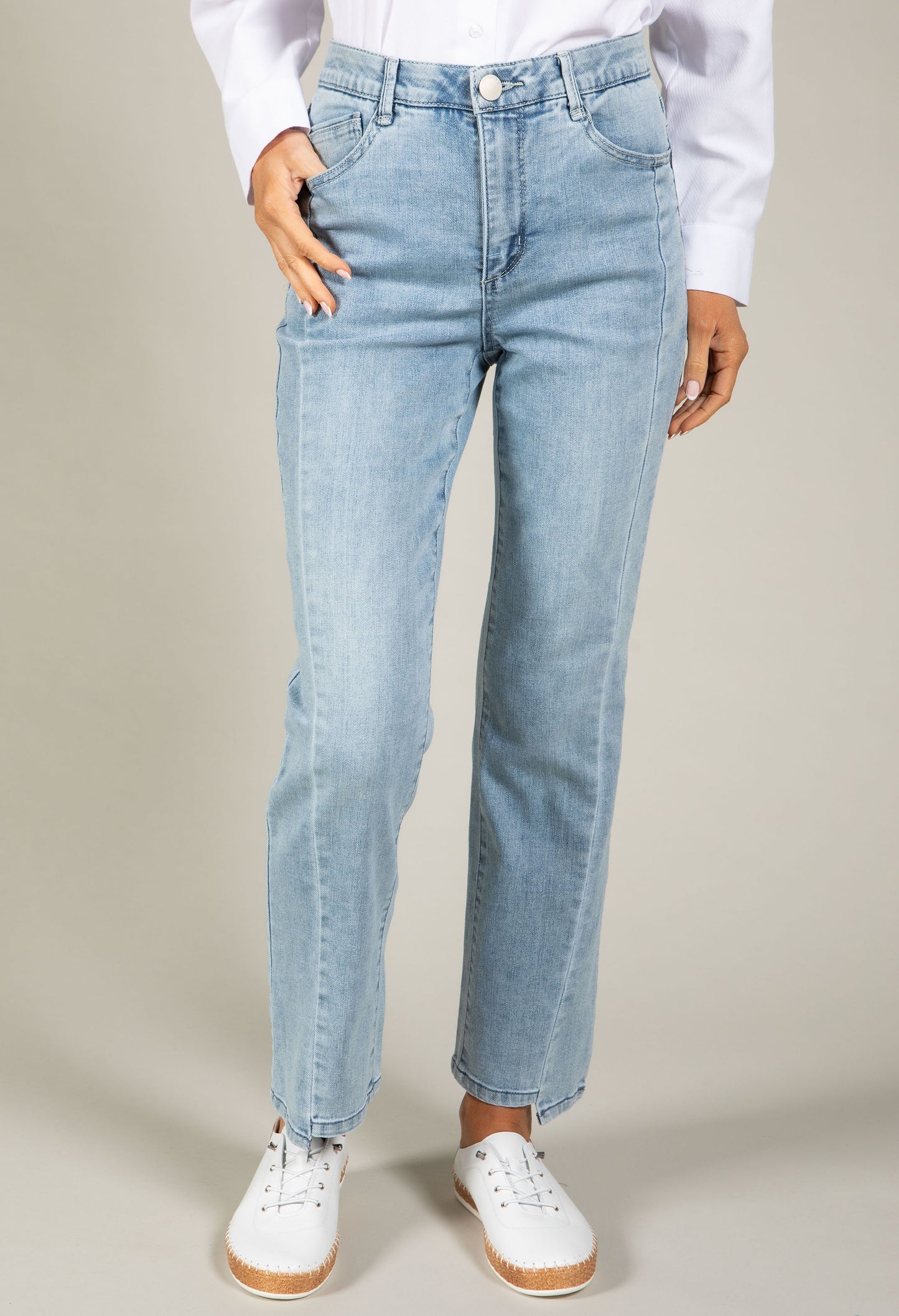 "Ab"solution® Skyrise Barely Boot Jeans