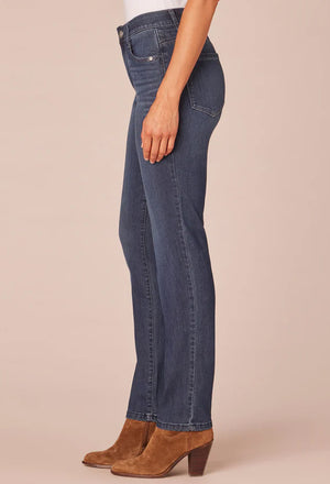 "Ab"solution® Tall Indigo High Rise Straight Leg Jeans