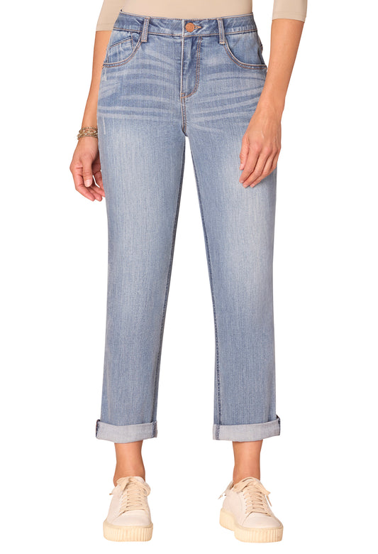 "Ab"solution® Blue Denim Girlfriend Jean