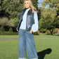 "Ab"solution® Skyrise Wide Leg Jeans