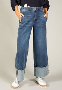 "Ab"solution® Skyrise Wide Leg Jeans