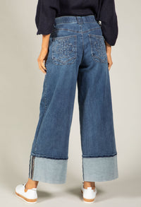 "Ab"solution® Skyrise Wide Leg Jeans