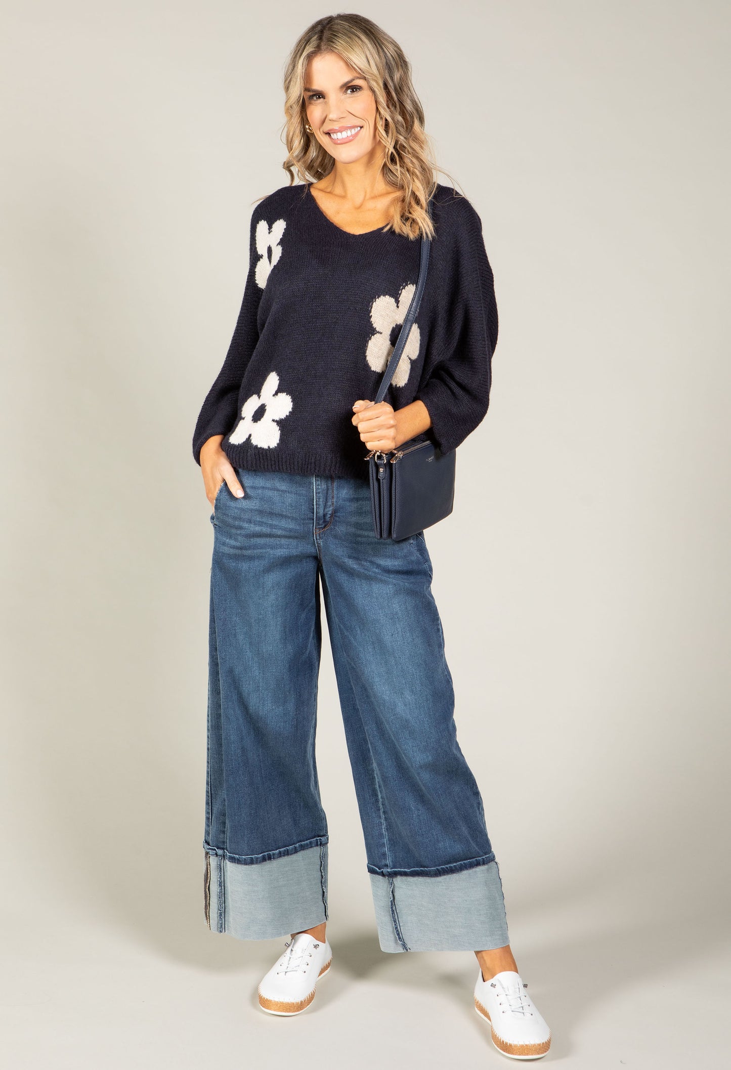 "Ab"solution® Skyrise Wide Leg Jeans