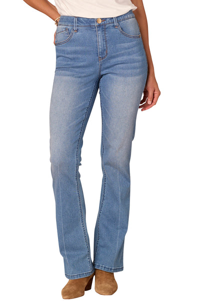 "Ab"solution High Rise Itty Bitty Boot Jeans