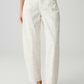 Mari Clear Zebra Barrel Jeans