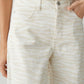 Mari Clear Zebra Barrel Jeans