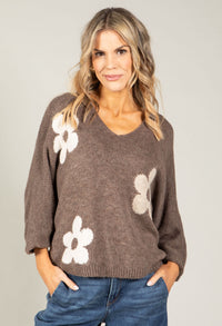 Floral Knit Jumper